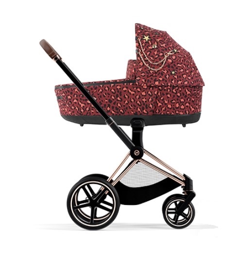 Коляска для новорожденных Cybex Priam IV Rockstar, шасси Rosegold Коляска для новорожденных Cybex Priam IV Rockstar, шасси Rosegold