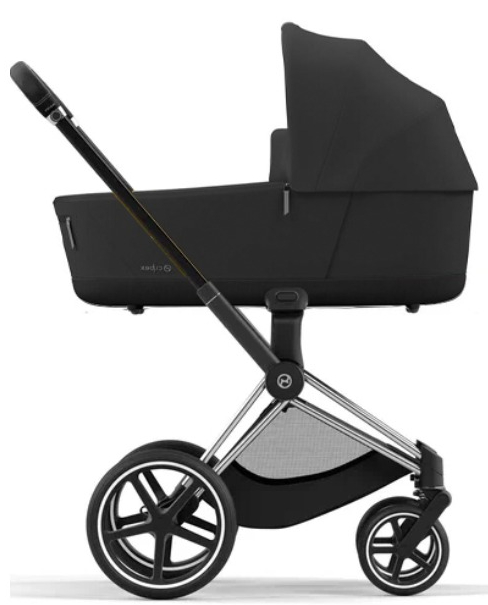 Коляска для новорожденных Cybex Priam IV Sepia Black, шасси chrome/black