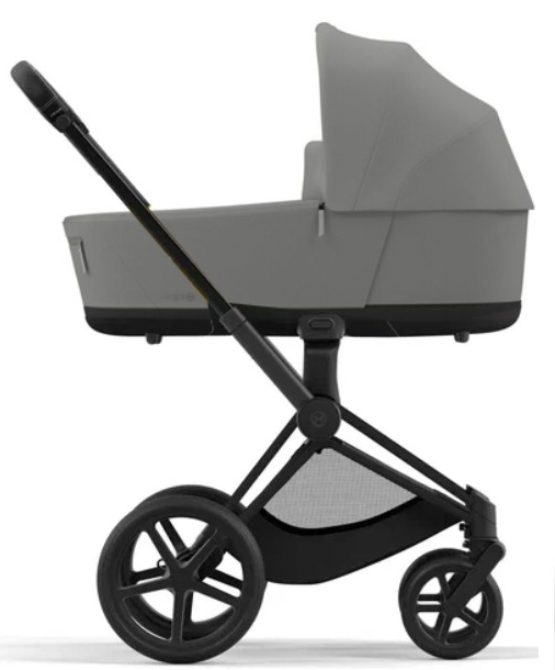 Коляска для новорожденных Cybex Priam IV Mirage Grey, шасси mattblack