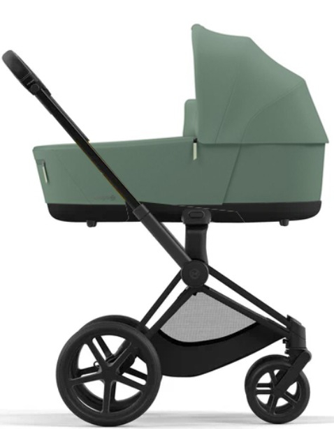Коляска для новорожденных Cybex Priam IV Leaf Green, шасси mattblack